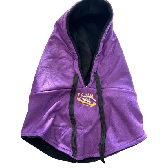 "LSU Tigers Purple Big Logo Hooded Gaiter" - Picture 1 of 8